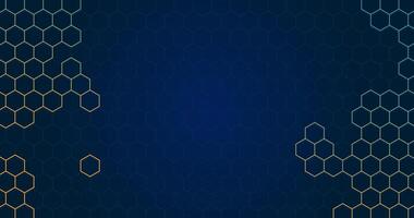 Abstract gradient line Hexagon Geometric vector