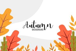 Hand drawn autumn background eps.10 vector