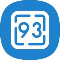 Number Vector Icon