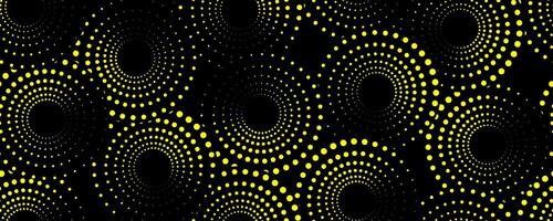 dot halftone gold seamless pattern vector