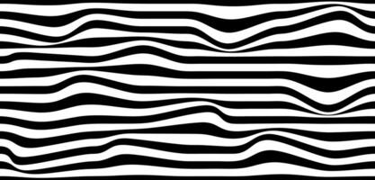 black white wave lines seamless pattern vector