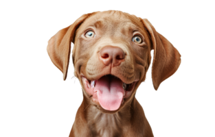 AI generated Cute dog isolated on transparent background With clipping path.3d render png