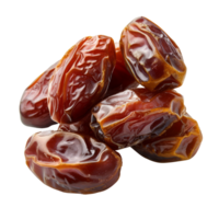 AI generated Dried dates isolated on transparent background With clipping path png