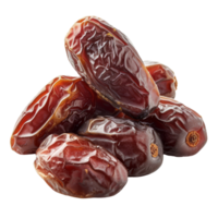 AI generated Dried dates isolated on transparent background With clipping path png