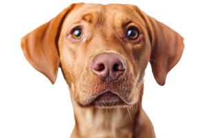 AI generated Cute dog isolated on transparent background With clipping path.3d render png