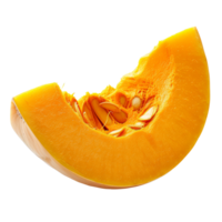 butternut squash slice isolated on transparent background With clipping path.3d render png