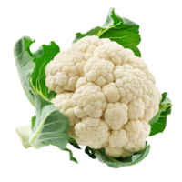 Cauliflower isolated on transparent background With clipping path.3d render png