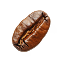 Coffee bean isolated on transparent background With clipping path.3d render png