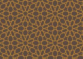 Arabic ornamental line pattern vector illustration