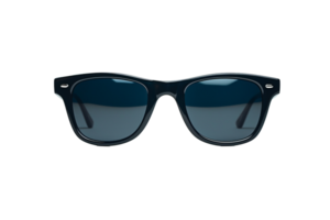 ai gerado Preto oculos de sol isolado em transparente fundo com recorte caminho.3d Renderização png