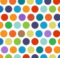 Dotted circle colorful geometric pattern vector background