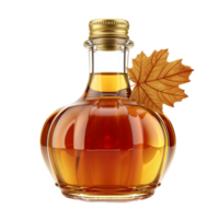 AI generated maple syrup isolated on transparent background With clipping path. png