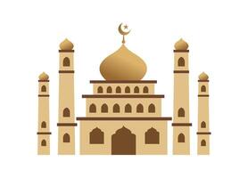 Moslem mosque icon vector design Illustration