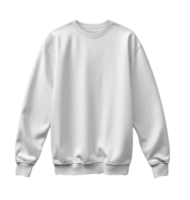 AI generated Blank long sleve shirt mock up template, front and back view isolated on transparent background With clipping path.3d rendering png