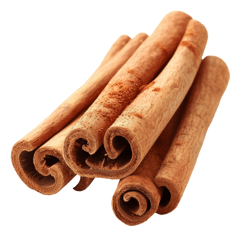 cannella nel avvicinamento isolato su trasparente sfondo con ritaglio percorso.3d rendere png