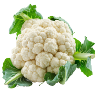 Cauliflower isolated on transparent background With clipping path.3d render png