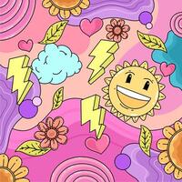 Untitled-1cute doodle vector background