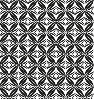 Vector texture in the form of an original black abstract pattern on a white background