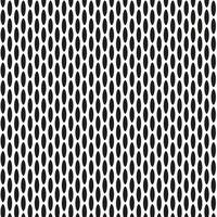 Vector geometric seamless texture in the form of black ovals on a white background