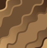 Vector monochrome background in the form of stripes and wavy lines of brown color