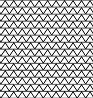 Vector seamless geometric texture in the form of white triangles on a black background