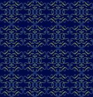 Beautiful abstract yellow pattern on a blue background vector