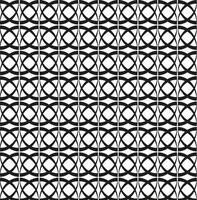 Vector seamless geometric texture in the form of a pattern of black circles and ovals on a white background