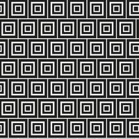 Vector seamless geometric texture in the form of a pattern of black squares on a white background