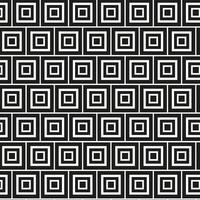 Vector seamless geometric texture in the form of a pattern of black squares on a white background