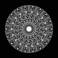 Mandala Background Design vector