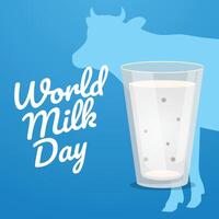 World Milk Day design template good for celebration usage. Milk splash. milk vector design. eps 10.