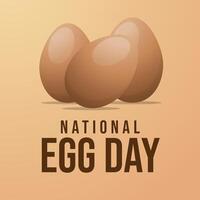 National Egg Day design template good for celebration usage. egg vector template. egg image. flat design. eps 10.