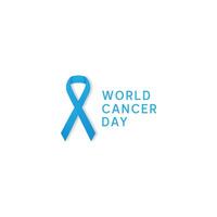 world cancer day vector logo