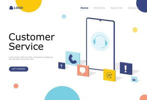 Customer Support and Advising Clients Vector Illustration Concept , Suitable for web landing page, ui,  mobile app, editorial design, flyer, banner, and other related occasion