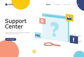 Frequently Asked Questions Vector Illustration Concept , Suitable for web landing page, ui,  mobile app, editorial design, flyer, banner, and other related occasion