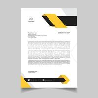 Professional Letterhead template vector