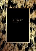 Set of luxury template with golden pencil hatching texture. Gold and black stripes pattern with grunge effect. Frame design with scribbles or interference for cover, poster. Hand drawn texture. vector