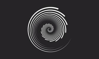 Abstract dynamic rhythmic line spiral sound wave vector background