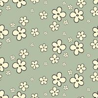 Vector illustration of a seamless floral pattern. Design of banners, posters, postcards, invitations and scrapbooks