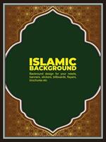 Background ISlamic Design vector