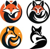 Vector Fox Logos Illustration