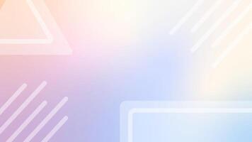 abstract trendy background in light pastel gradient colours. template for presentation covers, website banners, wallpapers and other digital materials. vector