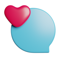 Chat Bubble Love png