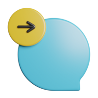 Chat Bubble Forward png