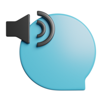 Chat Bubble Audio png