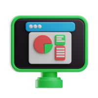 Object Scrum Development Report 3D Illustration png