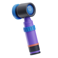 Object Medical Electronic Devices Dermatoscope 3D Illustration png
