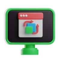 Object Scrum Development Scalability 3D Illustration png
