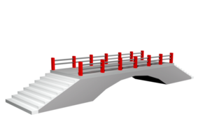 3D Stair Bridge png