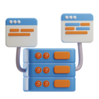 Object Computer Programming Server 3D Illustration png